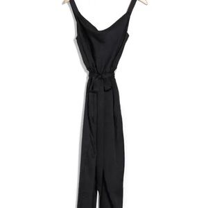 Vanity Room Black Cowl Neck Sleeveless Jumpsuit